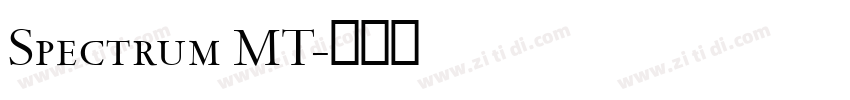 Spectrum MT字体转换